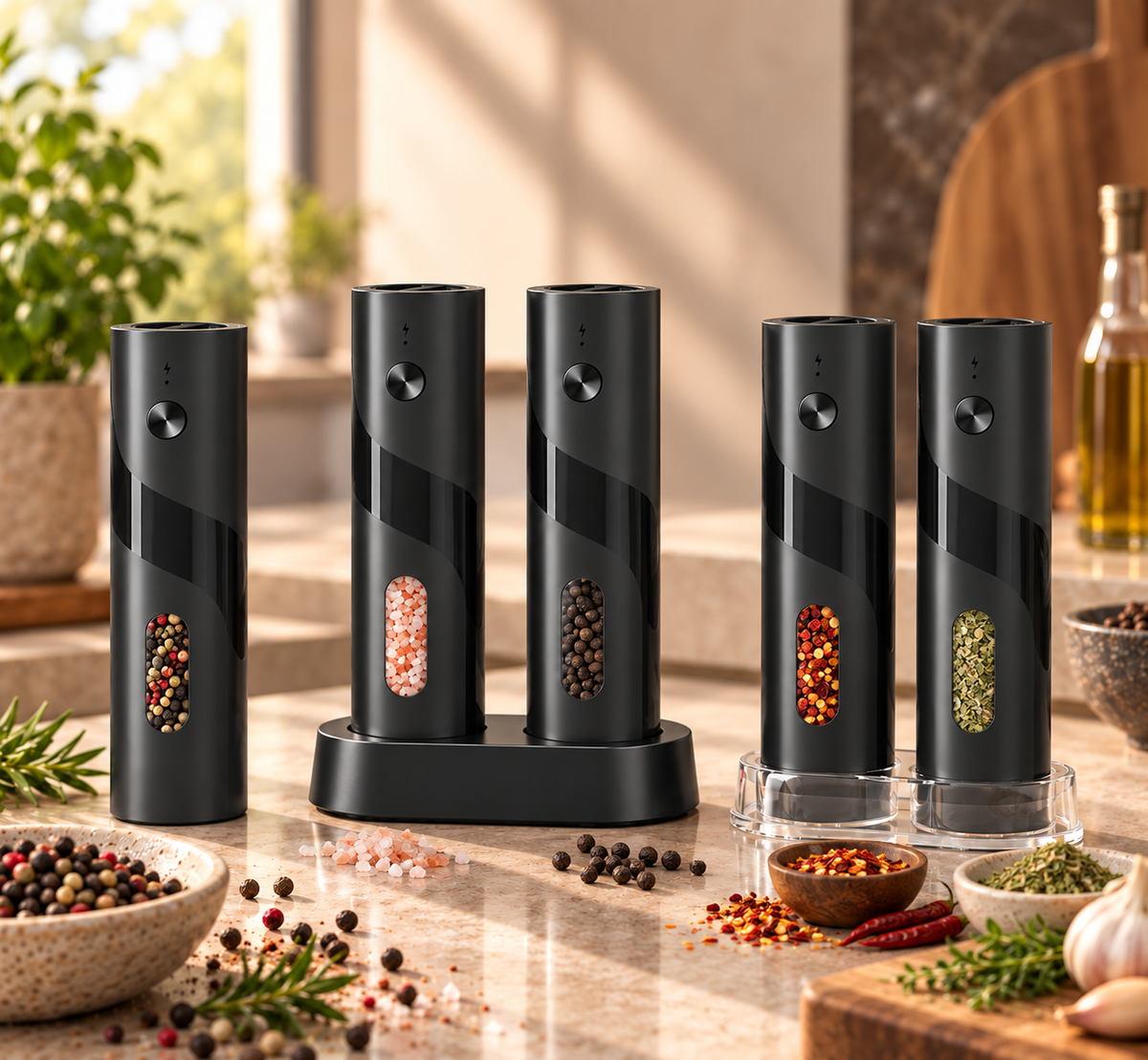 Electric Spice Grinder – Single or Set